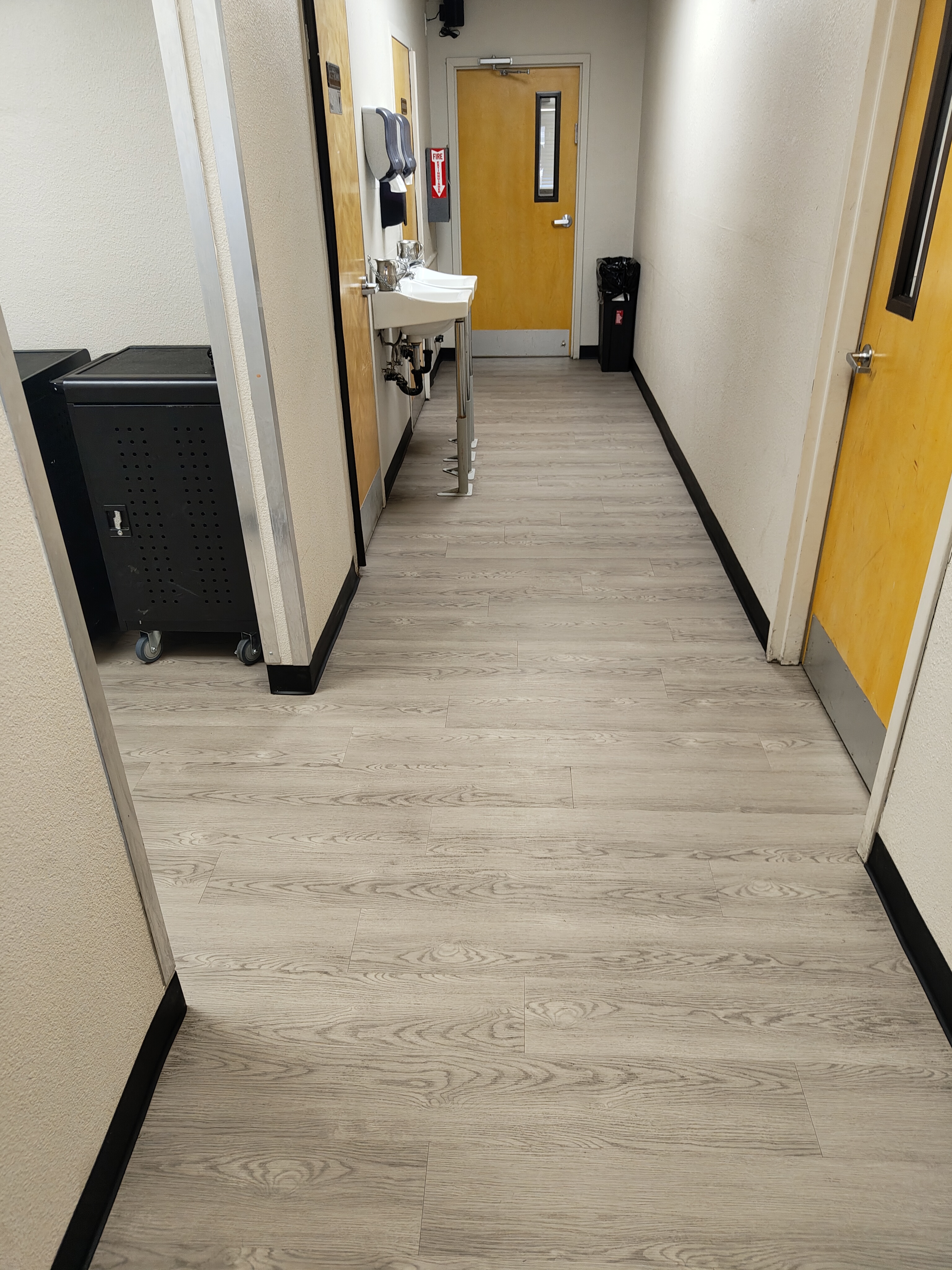 Vinyl and laminate floor cleaning and polishing